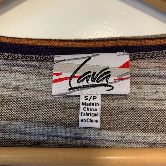 Lava | Striped Oversized Light Sweater - Picture 12 of 13